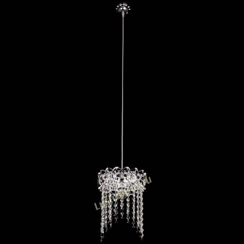 Барная люстра Астра №1 оптикон Черная в Симферополе Гусь Хрустальный