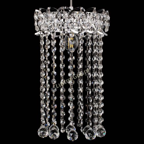 Барная люстра Астра №1 шар 30 длинная в Симферополе Гусь Хрустальный