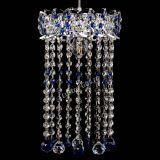 Барная люстра Астра №1 шар 30 длинная Синяя в Симферополе