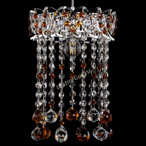 Барная люстра Астра №1 шар 30 чайная в Симферополе Гусь Хрустальный