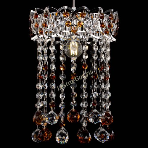 Барная люстра Астра №1 шар 30 чайная в Симферополе Гусь Хрустальный