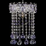 Барная люстра Астра №1 шар 30 фиолетовая в Симферополе