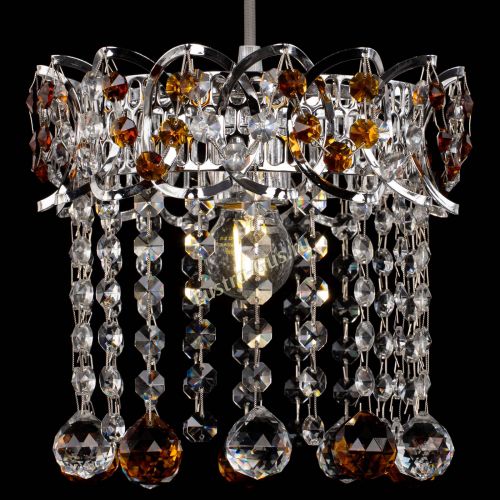 Барная люстра Астра №1 шар чайная в Симферополе Гусь Хрустальный