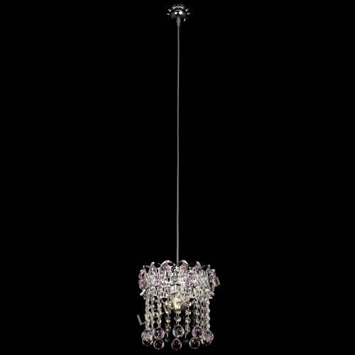 Барная люстра Астра №1 шар розовый в Симферополе Гусь Хрустальный