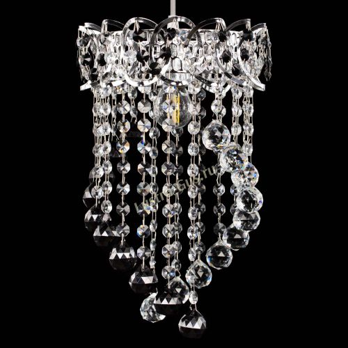 Барная люстра Астра №1 Сигма черная в Симферополе Гусь Хрустальный