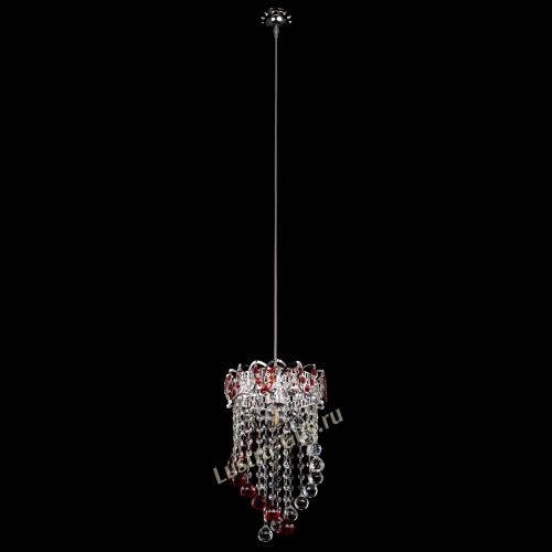 Барная люстра Астра №1 Сигма красная в Симферополе Гусь Хрустальный