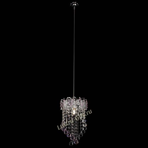 Барная люстра Астра №1 Сигма розовая в Симферополе Гусь Хрустальный