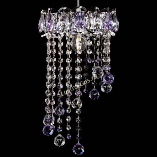 Барная люстра Астра №1 винтаж Фиолетовая в Симферополе Гусь Хрустальный