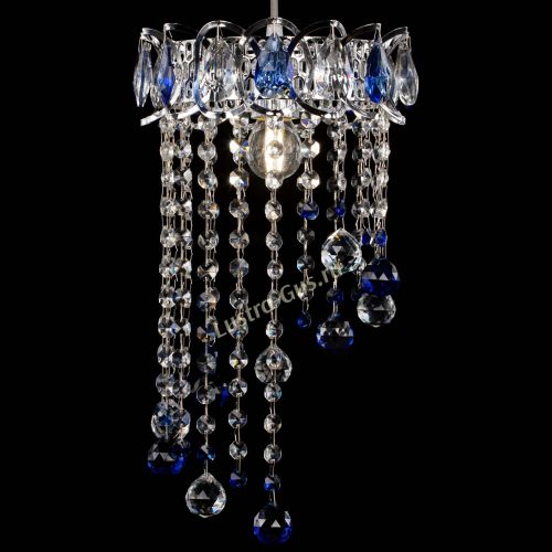 Барная люстра Астра №1 винтаж Синяя в Симферополе Гусь Хрустальный