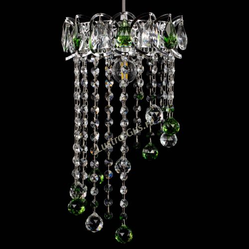 Барная люстра Астра №1 винтаж Зеленая в Симферополе Гусь Хрустальный