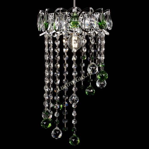 Барная люстра Астра №1 винтаж Зеленая в Симферополе Гусь Хрустальный