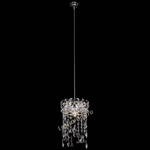 Барная люстра Астра №1 журавлик Черная в Симферополе Гусь Хрустальный