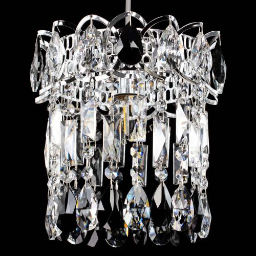 Барная люстра Астра №1 черная в Симферополе Гусь Хрустальный