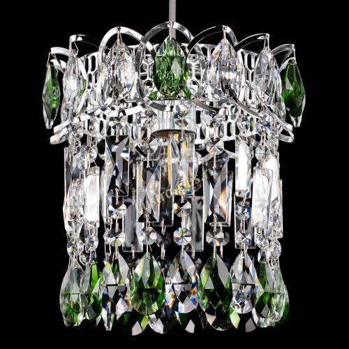 Барная люстра Астра №1 зеленая в Симферополе Гусь Хрустальный