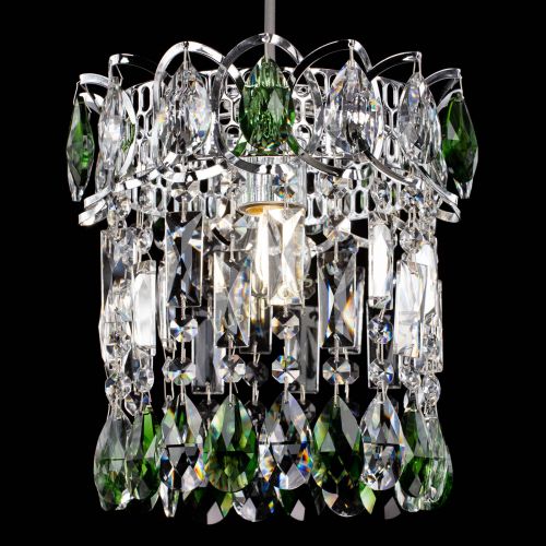 Барная люстра Астра №1 зеленая в Симферополе Гусь Хрустальный