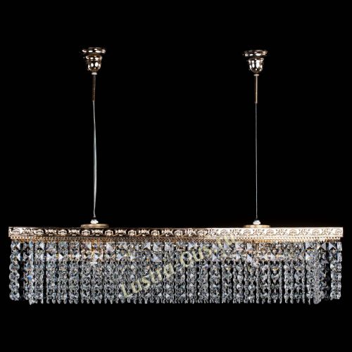 Барная люстра Прямоугольник №4 Антик в Симферополе Гусь Хрустальный