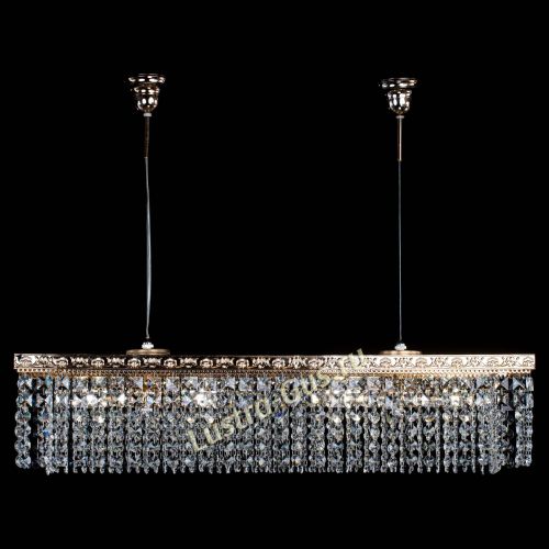 Барная люстра Прямоугольник №4 Антик в Симферополе Гусь Хрустальный