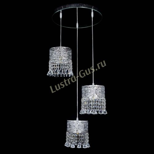 Барная люстра Восток №3 с зеркалом в Симферополе Гусь Хрустальный