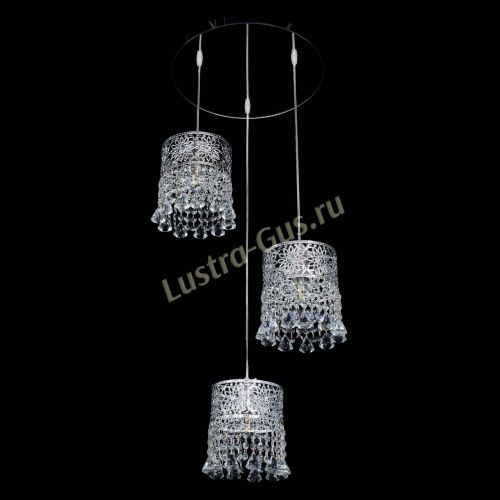 Барная люстра Восток №3 с зеркалом в Симферополе Гусь Хрустальный