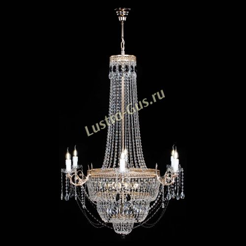 Люстра Елизавета Венеция черная в Симферополе Гусь Хрустальный