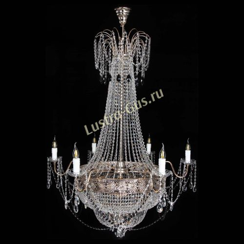 Люстра Елизавета Восток черная в Симферополе Гусь Хрустальный