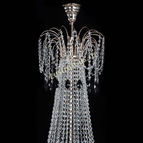 Люстра Елизавета Восток черная в Симферополе Гусь Хрустальный