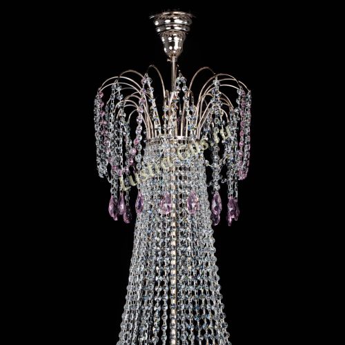 Люстра Елизавета Восток розовая в Симферополе Гусь Хрустальный