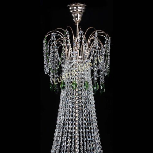 Люстра Елизавета Восток зеленая в Симферополе Гусь Хрустальный