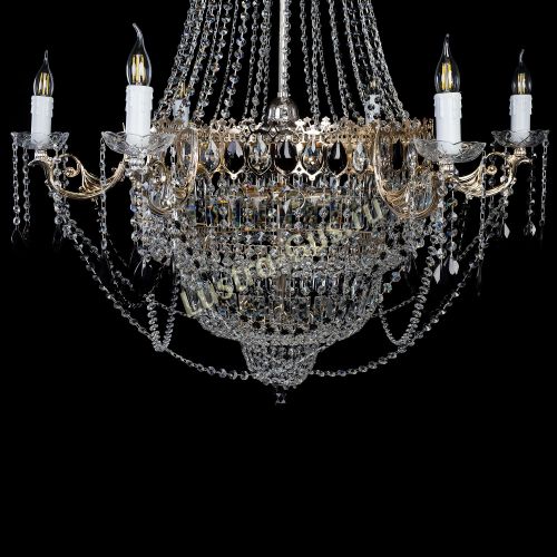 Люстра Елизавета черная в Симферополе Гусь Хрустальный