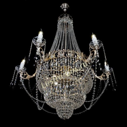 Люстра Елизавета черная в Симферополе Гусь Хрустальный