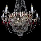 Люстра Елизавета красная в Симферополе
