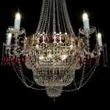 Люстра Елизавета красная в Симферополе