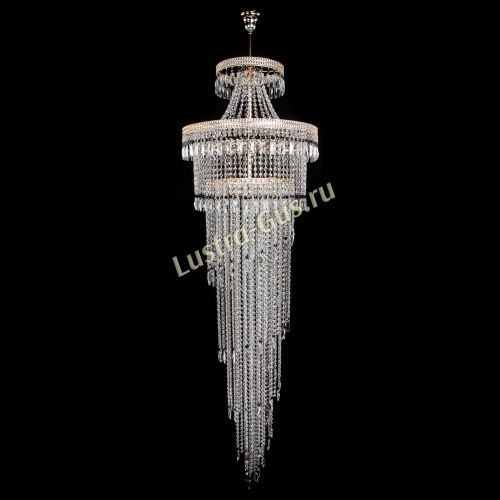 Люстра Флоренция Водопад №8 черная в Симферополе Гусь Хрустальный