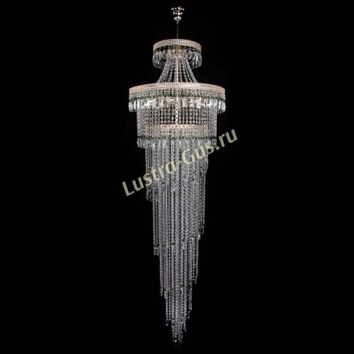 Люстра Флоренция Водопад №8 зеленая в Симферополе Гусь Хрустальный