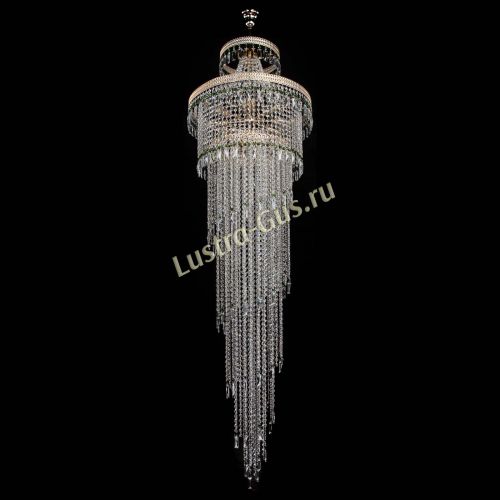 Люстра Флоренция Водопад №8 зеленая в Симферополе Гусь Хрустальный