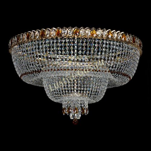 Большая люстра Хрустальный Каскад Дворцовый чайный в Симферополе Гусь Хрустальный