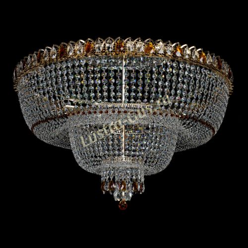 Большая люстра Хрустальный Каскад Дворцовый чайный в Симферополе Гусь Хрустальный