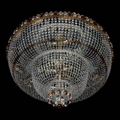 Большая люстра Хрустальный Каскад Дворцовый чайный в Симферополе Гусь Хрустальный