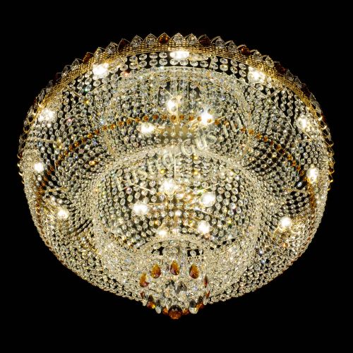 Большая люстра Хрустальный Каскад Дворцовый чайный в Симферополе Гусь Хрустальный