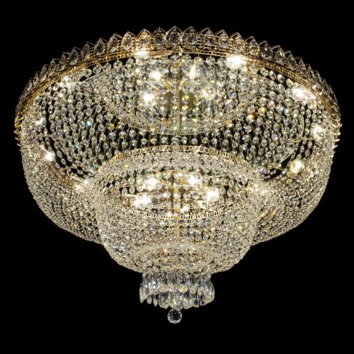 Люстра Хрустальный Каскад Дворцовый в Симферополе Гусь Хрустальный