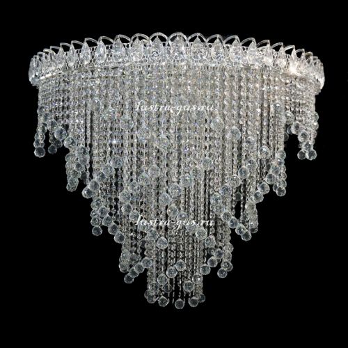 Люстра Капель с нарядом Косинус в Симферополе Гусь Хрустальный