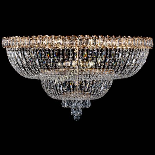 Люстра Хрустальный Каскад №17 с пластинками в Симферополе Гусь Хрустальный