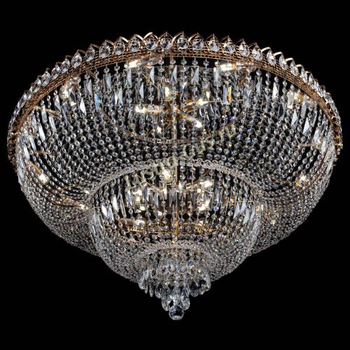 Люстра Хрустальный Каскад №17 с пластинками в Симферополе Гусь Хрустальный