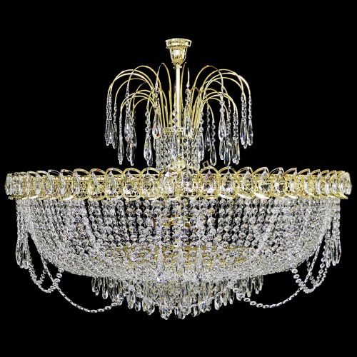 Люстра Хрустальный Каскад №12 Королевский в Симферополе Гусь Хрустальный