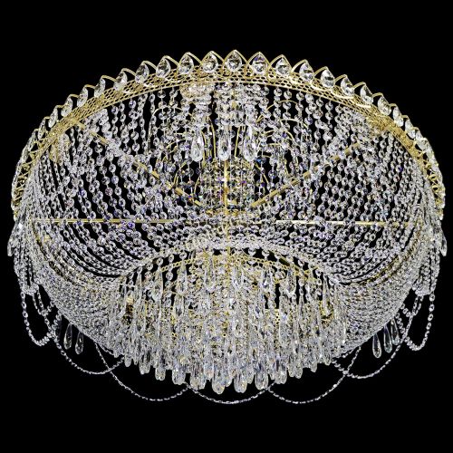 Люстра Хрустальный Каскад №12 Королевский в Симферополе Гусь Хрустальный