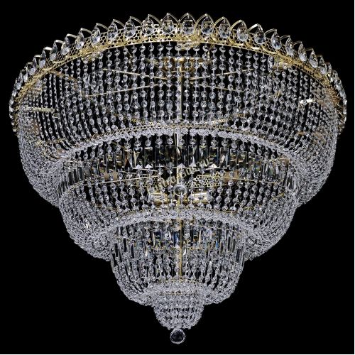 Люстра Хрустальный Каскад №17 3 яруса в Симферополе Гусь Хрустальный