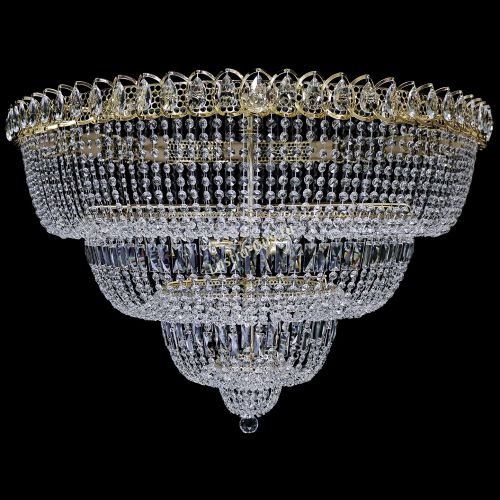 Люстра Хрустальный Каскад №17 3 яруса в Симферополе Гусь Хрустальный