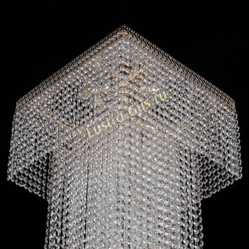 Люстра Колонна Квадрат Длинный в Симферополе Гусь Хрустальный