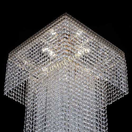 Люстра Колонна Квадрат Длинный в Симферополе Гусь Хрустальный