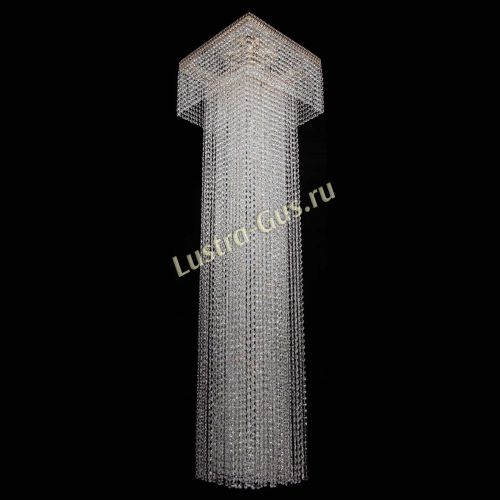 Люстра Колонна Квадрат Длинный в Симферополе Гусь Хрустальный